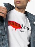  Phông Palm Angels Trắng Chữ Đỏ Pmaa001S204 130590120 