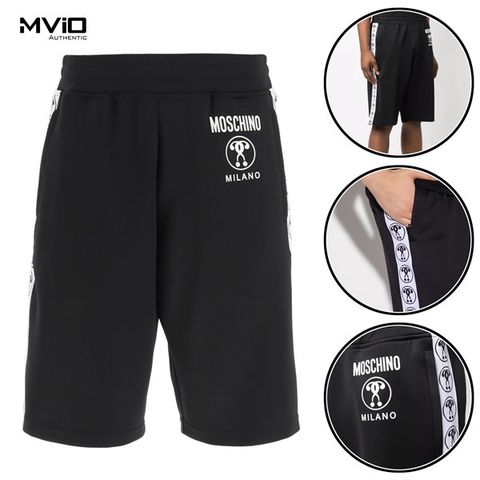  Short Moschino Đen Viền Trắng J30512029 1555 