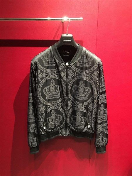  Áo Khoác Dolce Đen Crown G9Nc8T Hjma9 