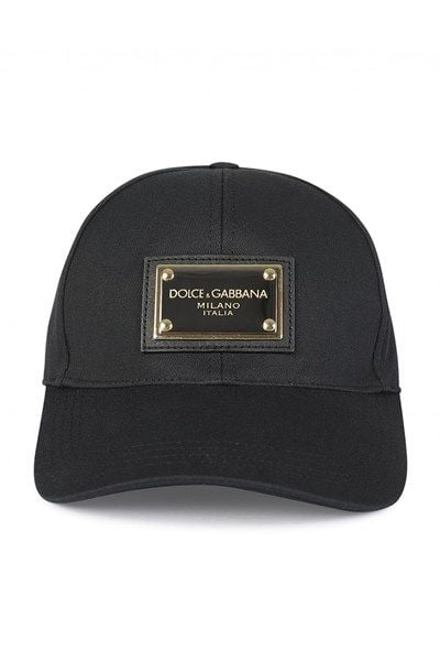  Mũ Dolce Gabbana Đen Tag Gold GH590A GEV111 