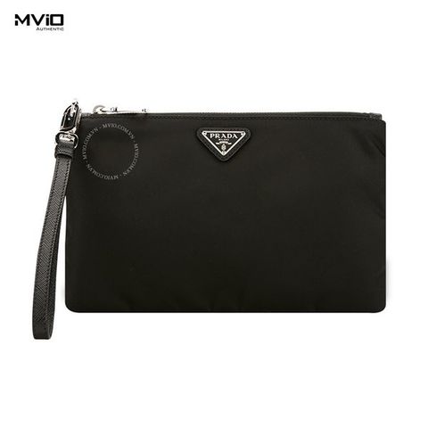  Clutch Prada Đen Vải Dù Nhỏ 2NH004 