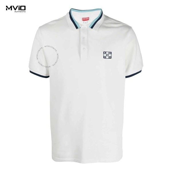  Polo Kenzo Trẵng Cổ Viền Xanh SD55P05244PU 