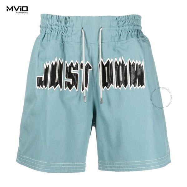  Short Just Don Xanh Nhạt Chữ Đen 33JUSB04226810 82 A2 