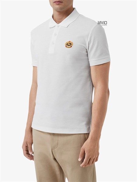  Polo Burberry Trắng Bông Lúa 8003021 