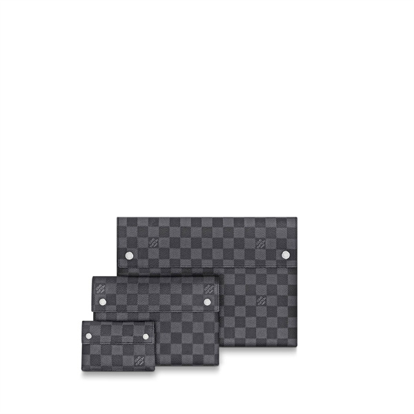  Clutch Louis Vuitton N60255 Alpha Triple Pouches Small 