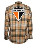  Sơ Mi Burberry Vintage Dài Tay Lưng Kim Cương 8024529 