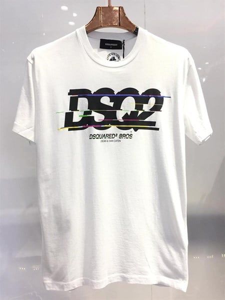  Phông Dsquared2 Trắng In Dsq2 S74Gd0424 