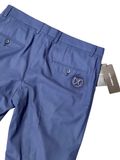  Quần Vải Dolce Gabbana Xanh Blue Logo Tròn Thêu Túi Sau GY6EEZHUMIW 