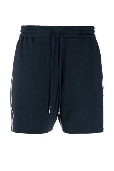  Short Thom Browne Navy Sọc Trắng Mjq114A07323 