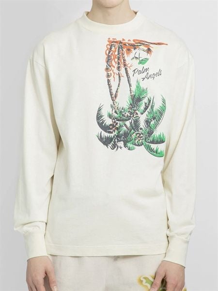  Phông Palm Angles Dài Tay Be Cây Dừa PMAB002S23J 