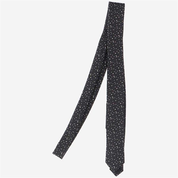  Caravat Saint Laurent Lụa Thêu Hoạ Tiết 6048774Y0021078 