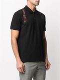  Polo Alexander Mcqueen Đen Vạt Vai 625245Qqx33 