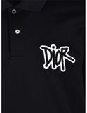 Polo Dior Đen Logo Thêu Len 033J8A0448 