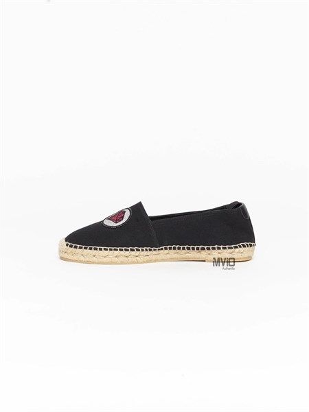  Slip On Saint Laurent Đen Đế Cói Kim Sa Lk458842 
