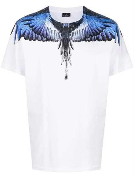  Phông Marcelo Burlon Trắng White Blue Cmaa018S20 Jer0010145 