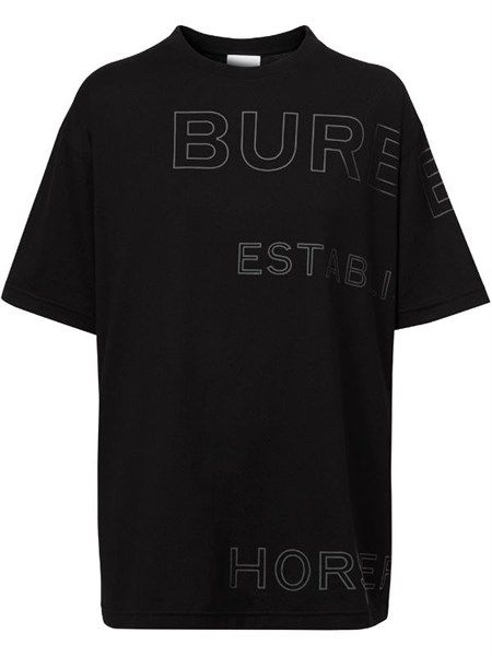  Phông Burberry Đen In Chữ Nổi Limit 