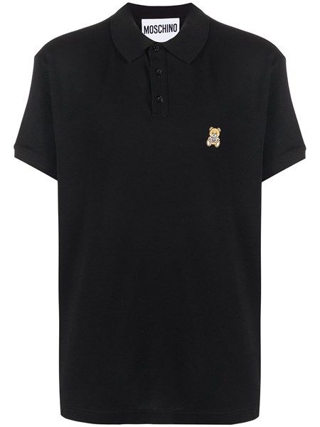  Polo Moschino Đen Gấu Vàng 212735Upl000001 