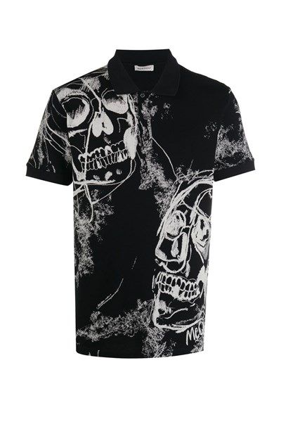 Polo Alexander Mcqueen Đen Hình Qpz890901 