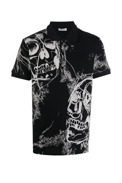  Polo Alexander Mcqueen Đen Hình Qpz890901 