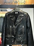  Áo Khóac Da Saint Laurent Lưng Mèo 