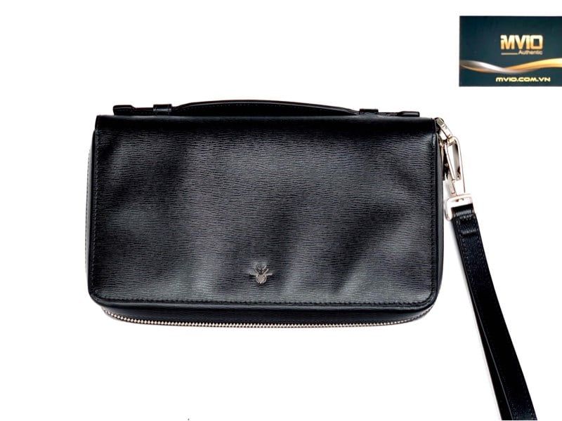  Clutch Dior Đen Ong Bạc 10Bo0123 