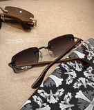  Kính Chrome Hearts DEEP 1 Gọng Khoan Khoá Sliver 10645749 
