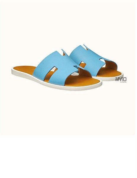  Dép Hermes Vàng/Xanh Dương 152415Zh 