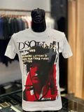  Phông Dsquared2 Trắng Mặt Người Đỏ 