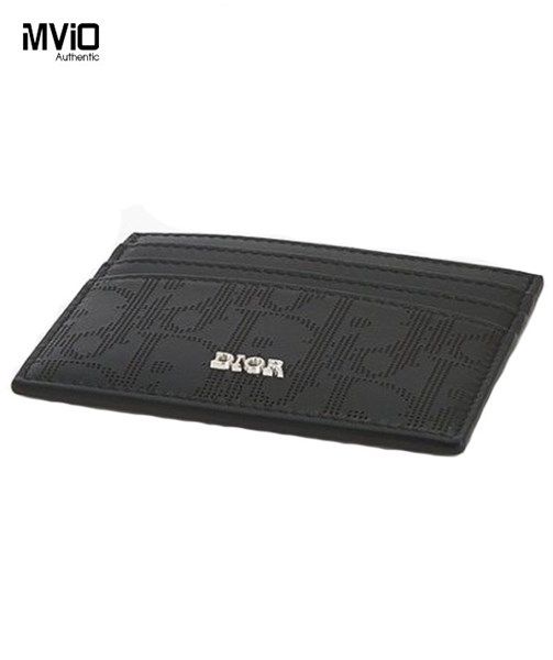  Holder Card Dior Đen Vân Obilique 2Esch135 Vpd H030C 