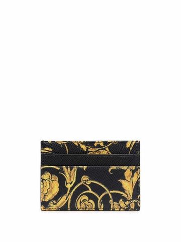  Holder Card Versace Hoạ Tiết Vàng 72YA5PB2 