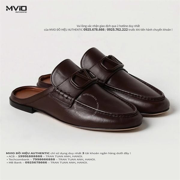  Slipper Valentino Đỏ Đô Logo 4Y0S0H97WJU KG8 