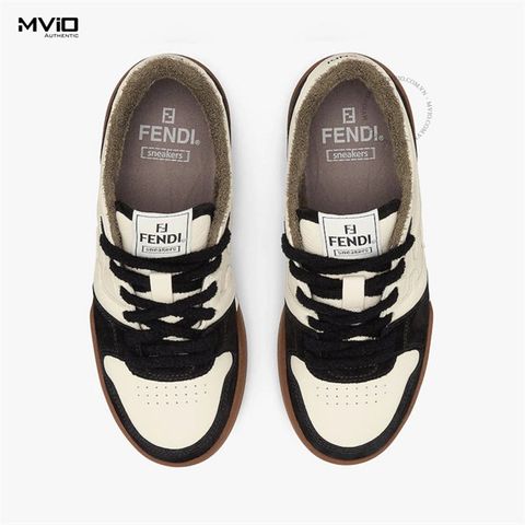  Sneaker Fendi Nâu Mix Nero + Milk 7E1493 AHH2 