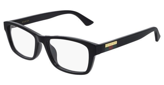  Kính Cận Gucci Logo Vàng Vạt Cờ Gg0771Oa 