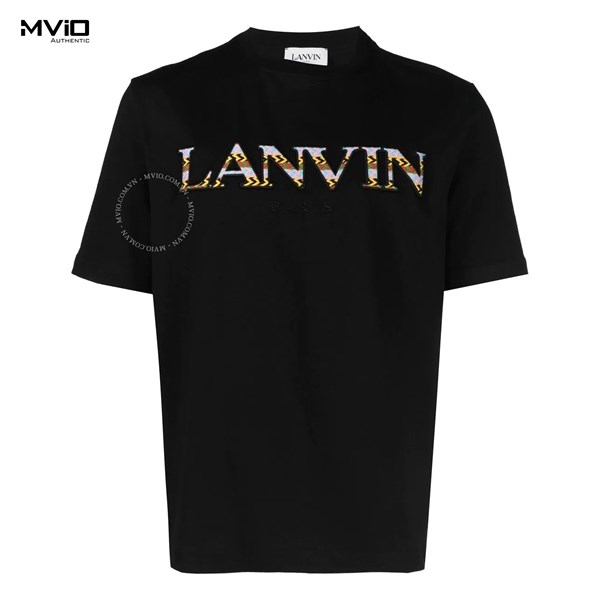 Phông Lanvin Đen Thêu RMTS005 J207 A22