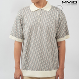  Polo Dior Trắng Vân Oblique 293M832AT396_C085 