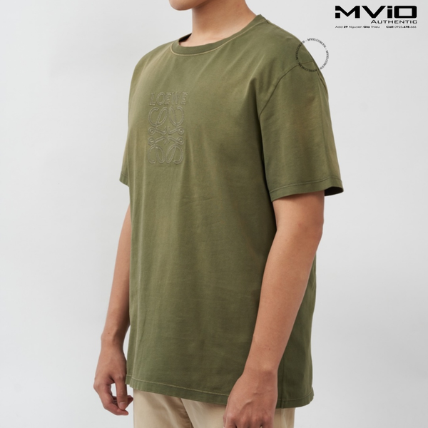  Phông Loewe Xanh Green Logo Thêu Ngực H526Y22XBN 4160 