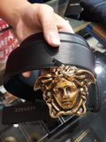  Belt Versace Đen Tag Medusa Gold 