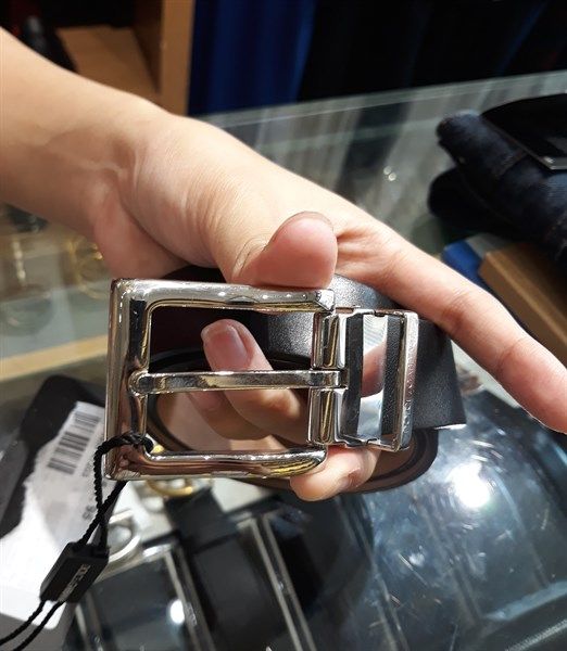  Belt Dolce Đen Khoá Bạc 