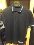  Polo Givenchy Đen Sét Cổ Trắng 