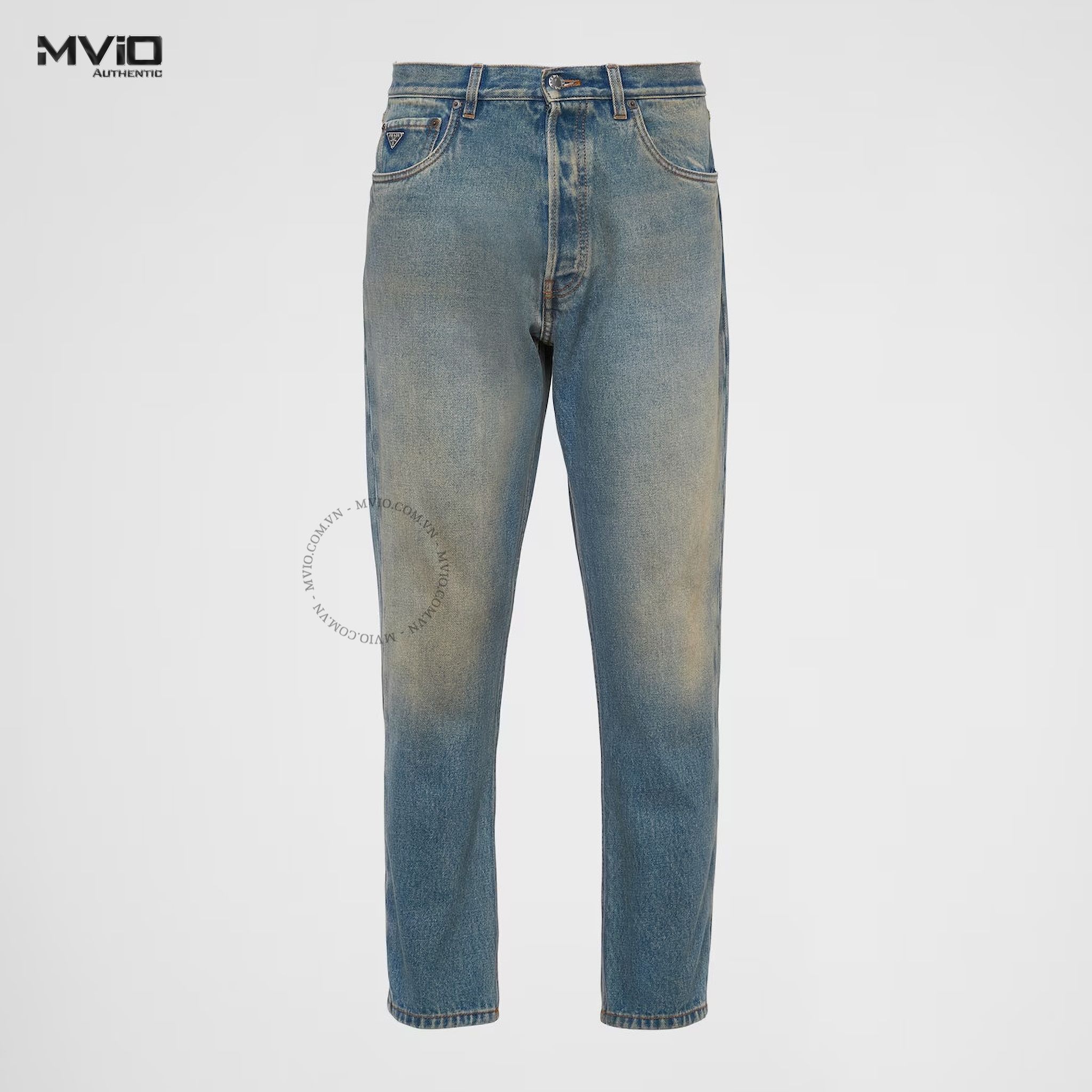  Jean Prada Xanh Nhạt Tag Túi Nhỏ N3GEP351 12K1 F0V3N 