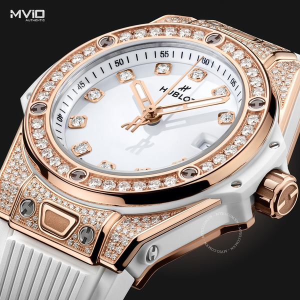  ĐỒNG HỒ HUBLOT BIG BANG ONE CLICK KING GOLD WHITE PAVE 485.OE.2210.RW.1604 