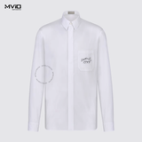  SƠ MI DIOR DÀI TAY TRẮNG CHỮ TÚI 1947 493C521A1581 004 