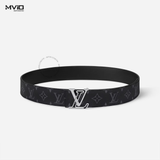  Belt Louis Vuitton Đen Monogram Mặt LV Khuyết M8504V 