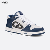  Sneaker Dior B57 Mid Xanh Navy CD Oblique 3SH141ZXU_H553 