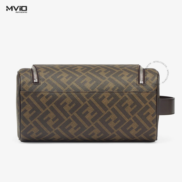  Túi Fendi Dopp Kit Nâu Vân FF 7N0121 ALF7 F19KW 