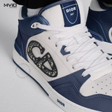  Sneaker Dior B57 Mid Xanh Navy CD Oblique 3SH141ZXU_H553 