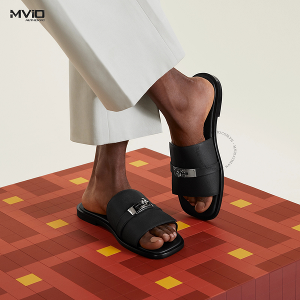  DÉP HERMES GABRIEL ĐEN EPSOM KHÓA SILVER H242910ZH03420 