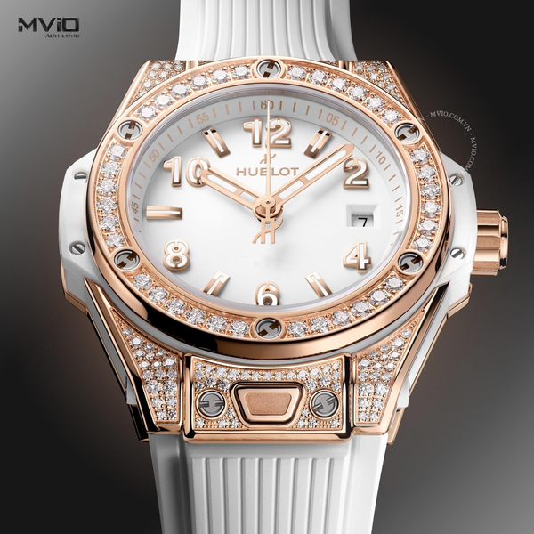  ĐỒNG HỒ HUBLOT BIG BANG ONE CLICK KING GOLD WHITE PAVE 485.OE.2080.RW.1604 