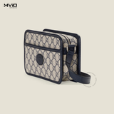  Túi Gucci Đeo Chéo Mono Viền Navy 65857292 TCG 