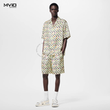  SƠ MI LOUIS VUITTON LỤA CỘC TAY MONOGRAM MÀU 1AFQ24 